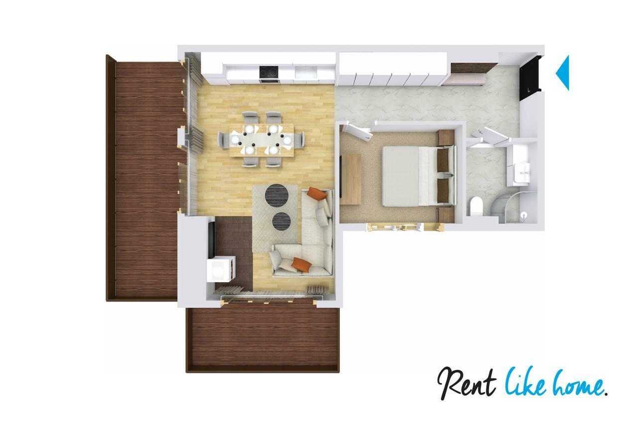 Rent Like Home - Goszczynskiego II Zakopane Dış mekan fotoğraf